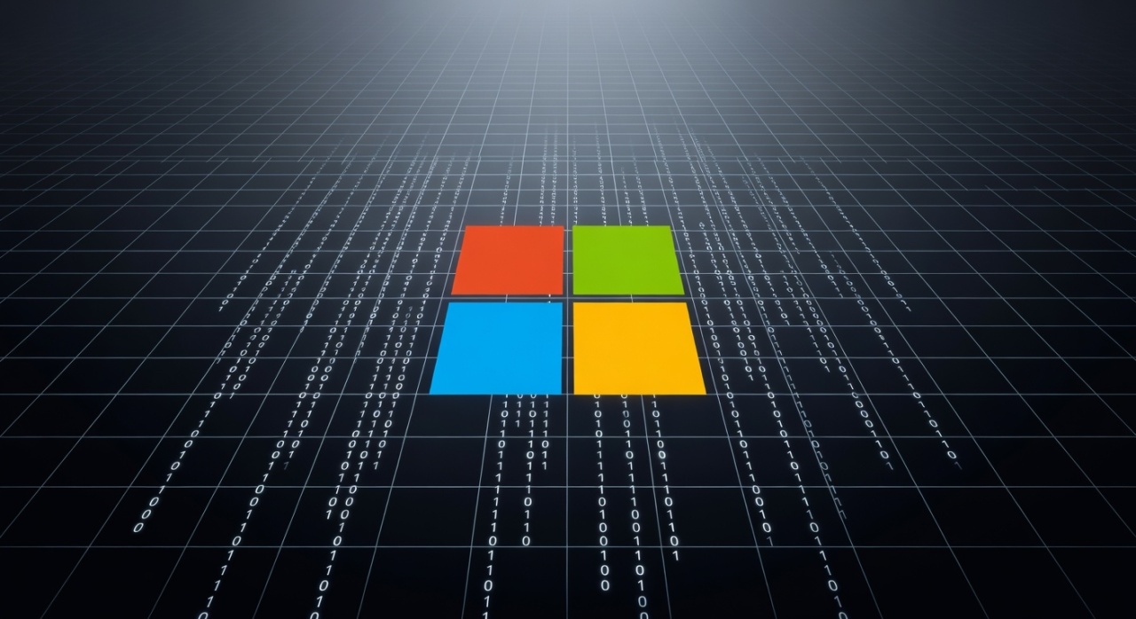 microsoft logo digital