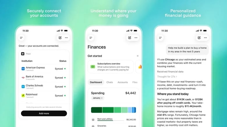 OpenAI ChatGPT finanças