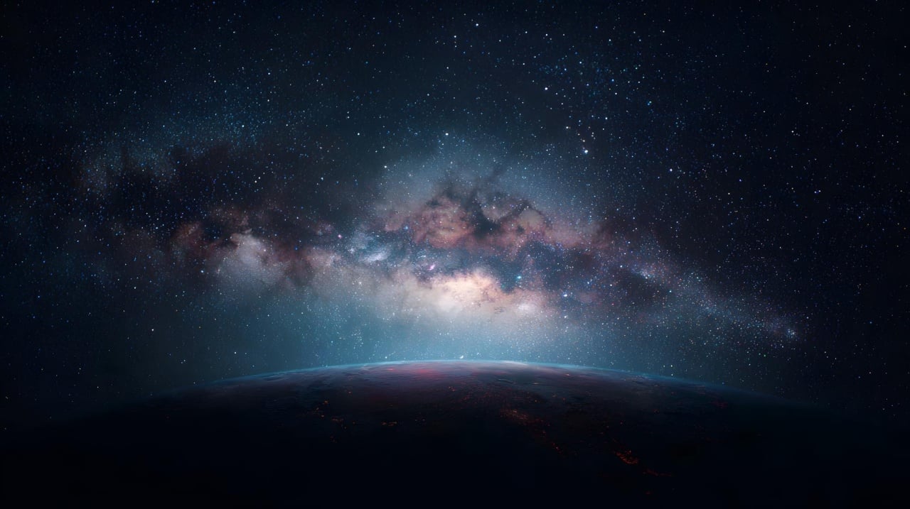 espaço longe