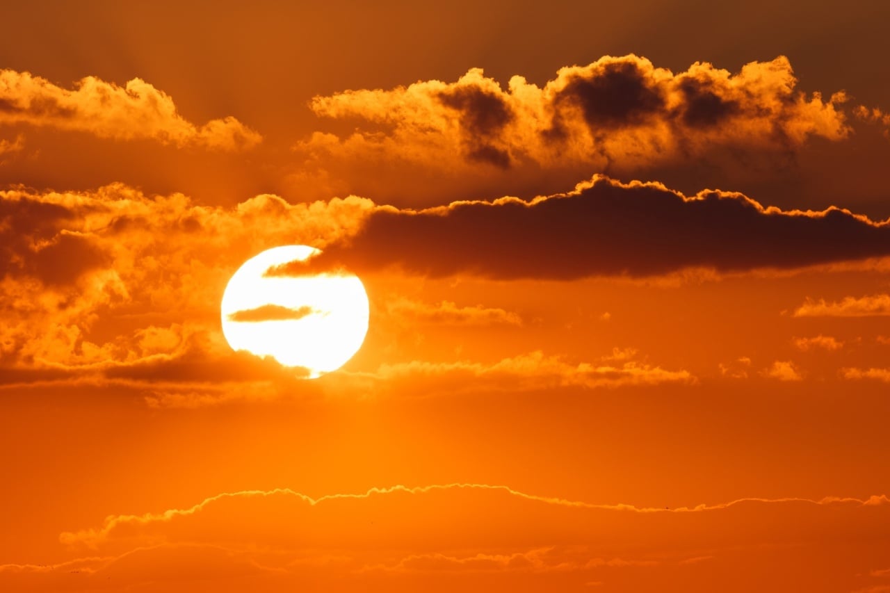 sol no céu
