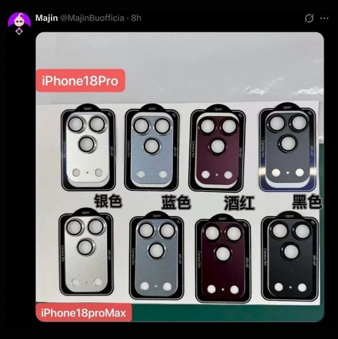 imagem falsa do iPhone 18