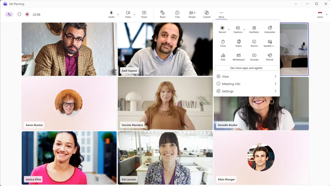 nova interface do microsoft teams