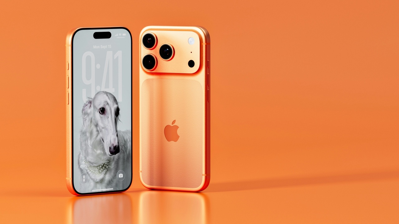 iPhone laranja da Apple