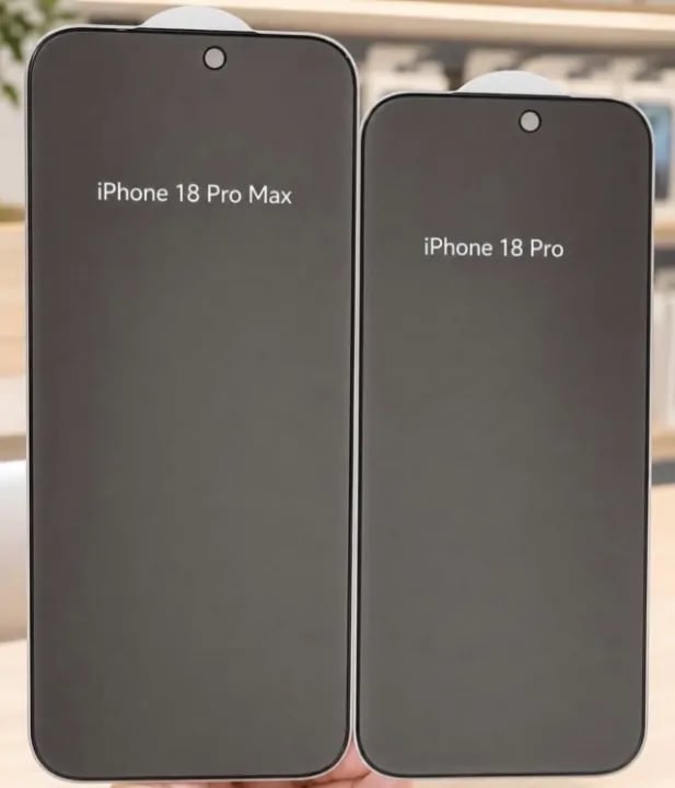 ecrãs do iphone 18 conceito