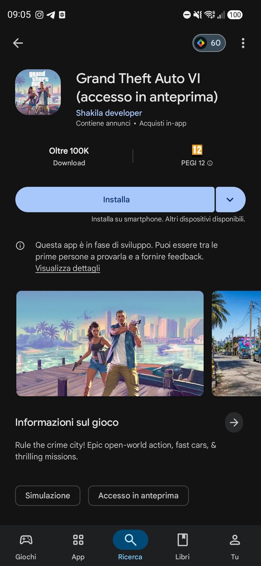 GTA VI na Play Store
