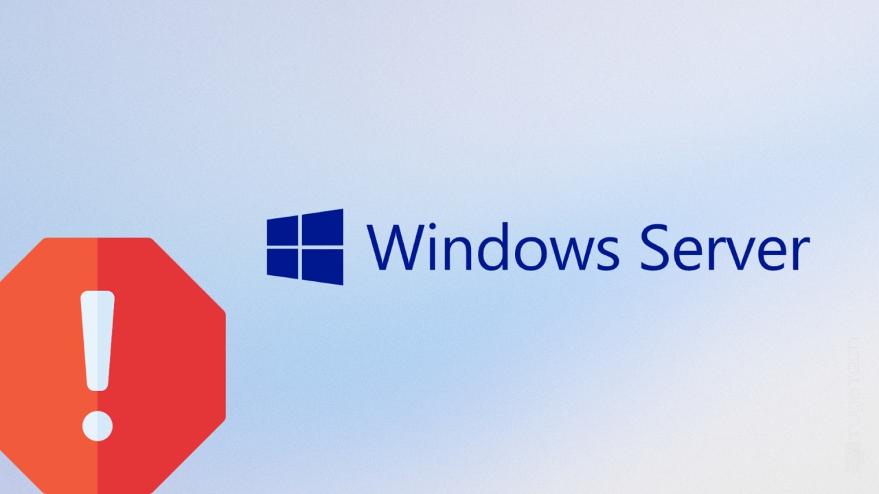 erro no windows server