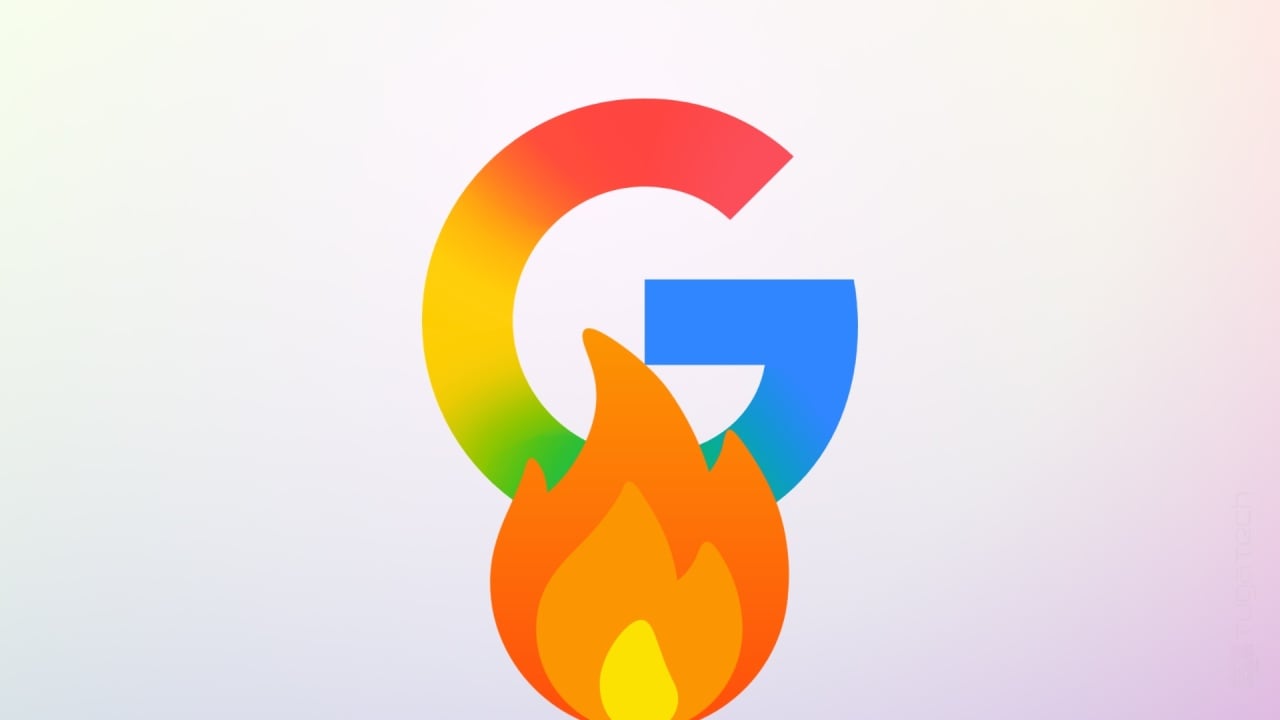 google em fogo