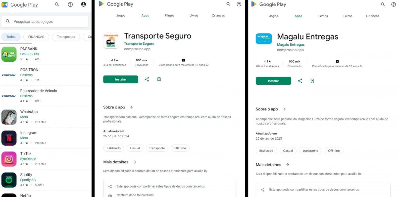 falsas aplicações do android