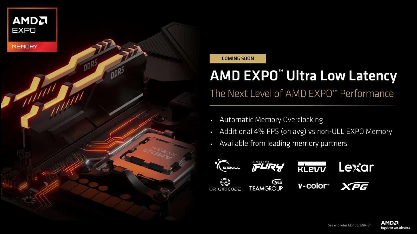 nova tecnologia de memórias RAM da AMD