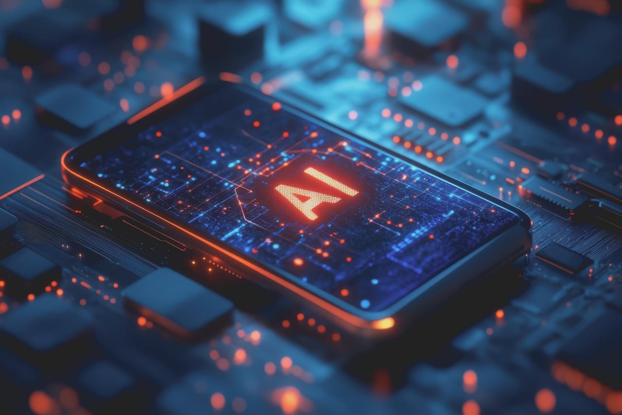 AI em smartphone
