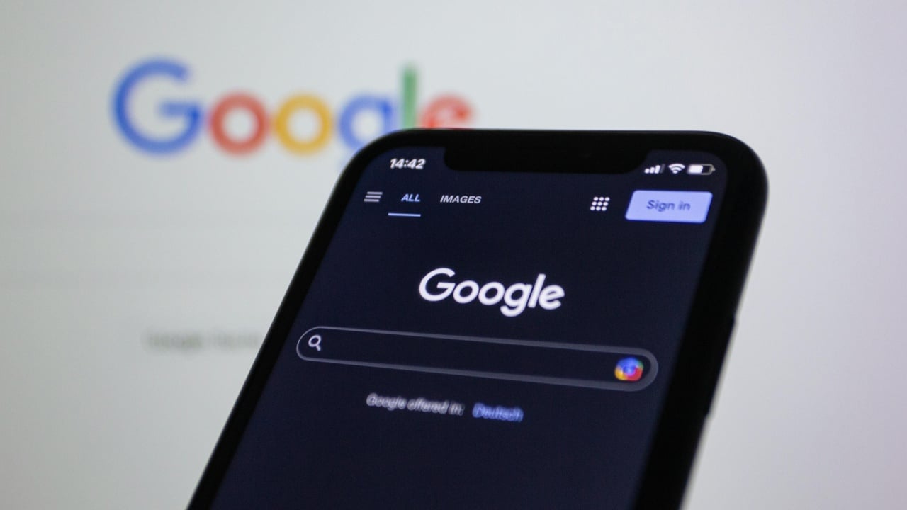 pesquisa da google em smartphone