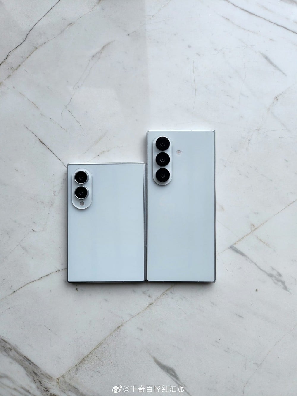 imagem dos novos dispositivos dobráveis da samsung