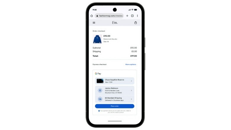 documentos dentro do Google Wallet