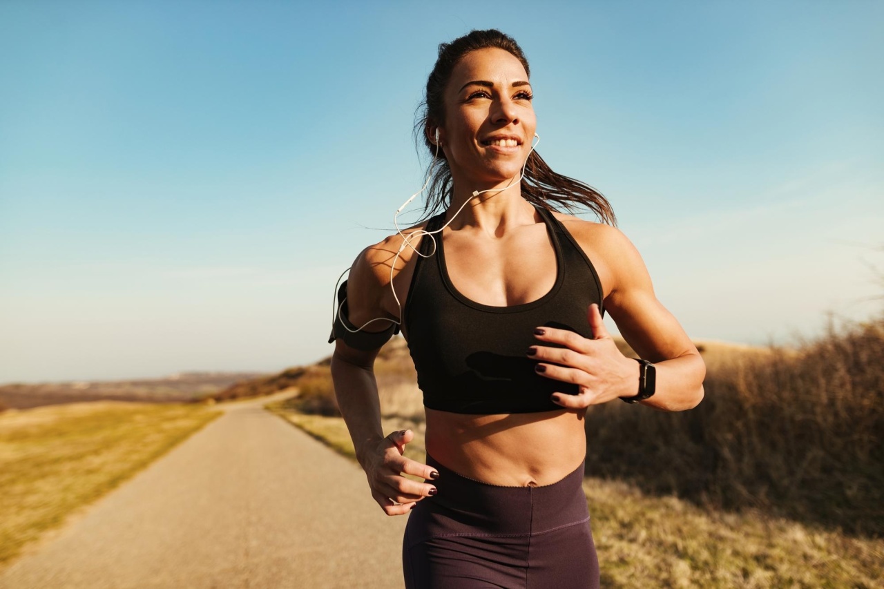 mulher a correr