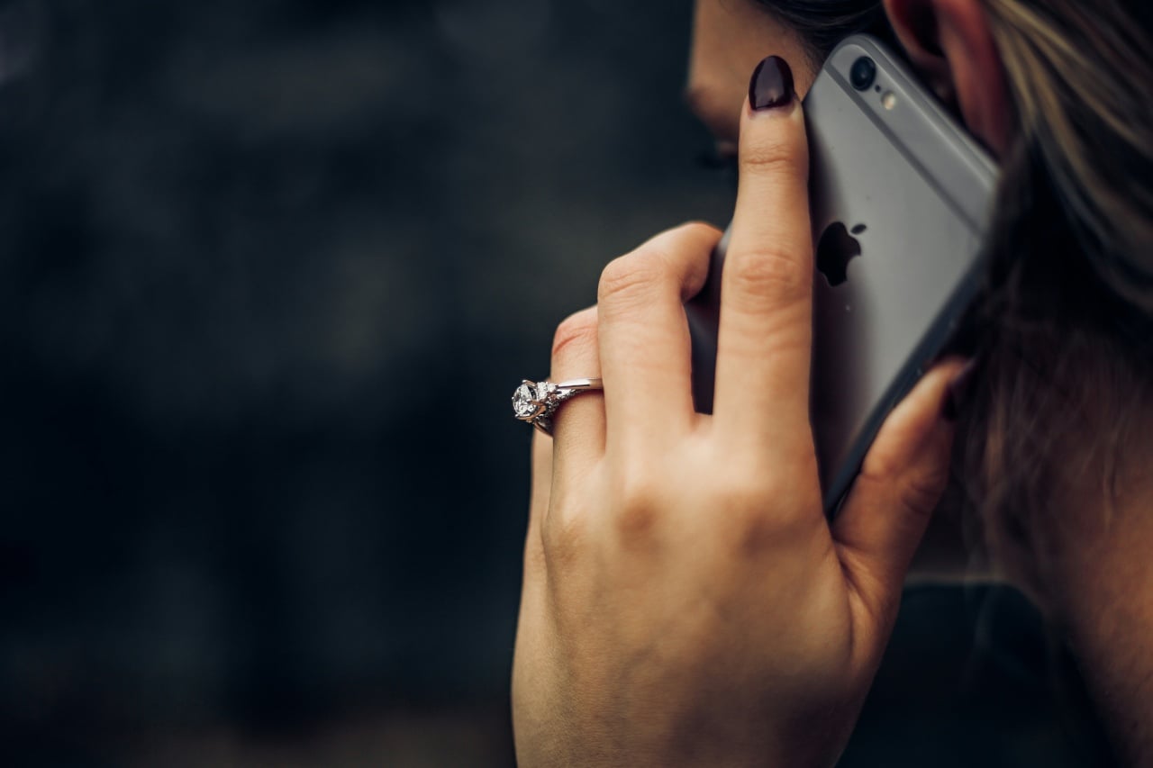 chamada de telefone