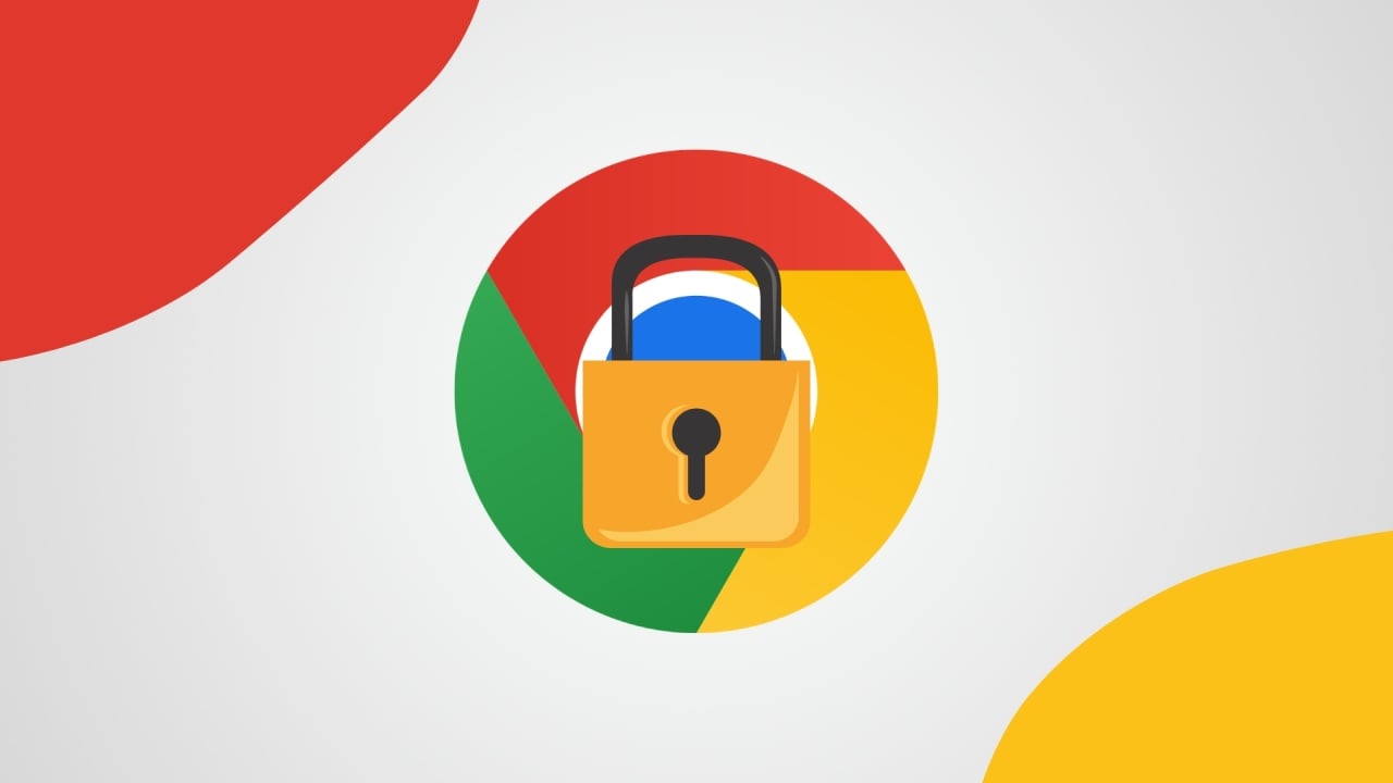 Chrome com bloqueio em cadeado