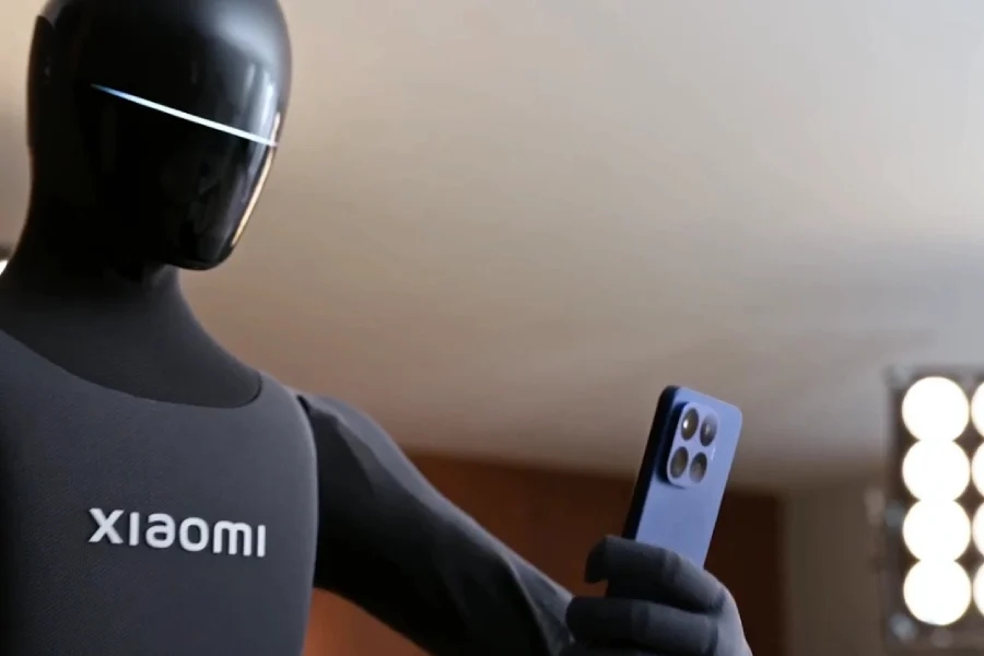 Robot da Xiaomi a tirar fotos