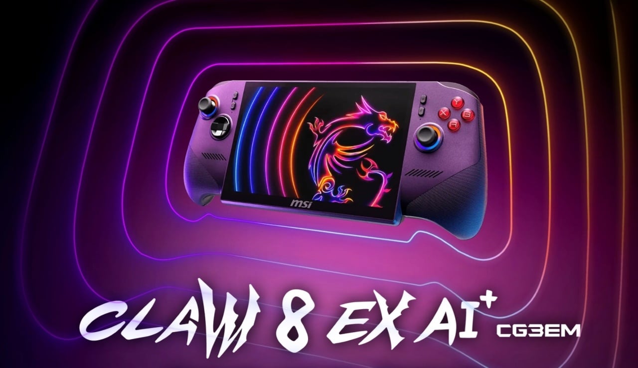 MSI Claw 8 EX AI+