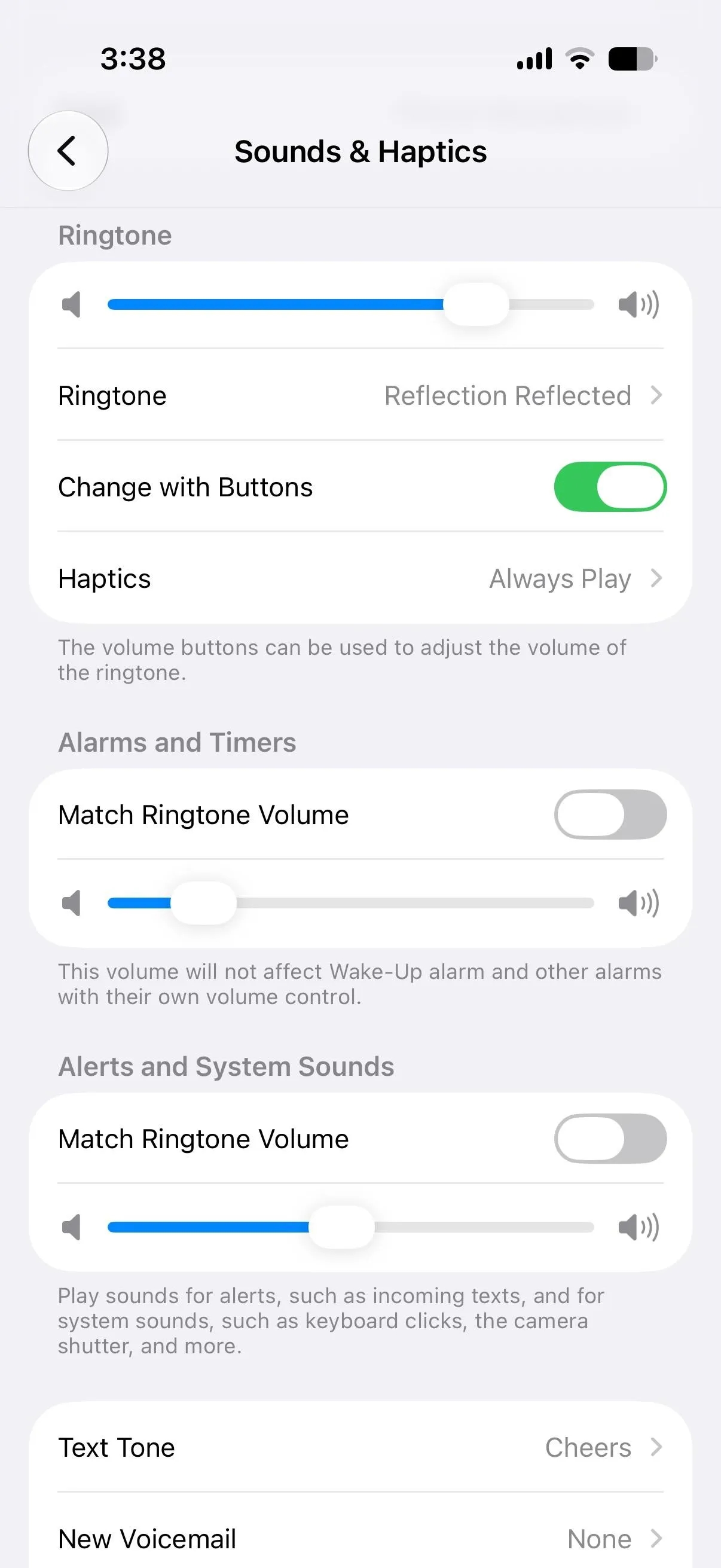 configuração de som no ios 27