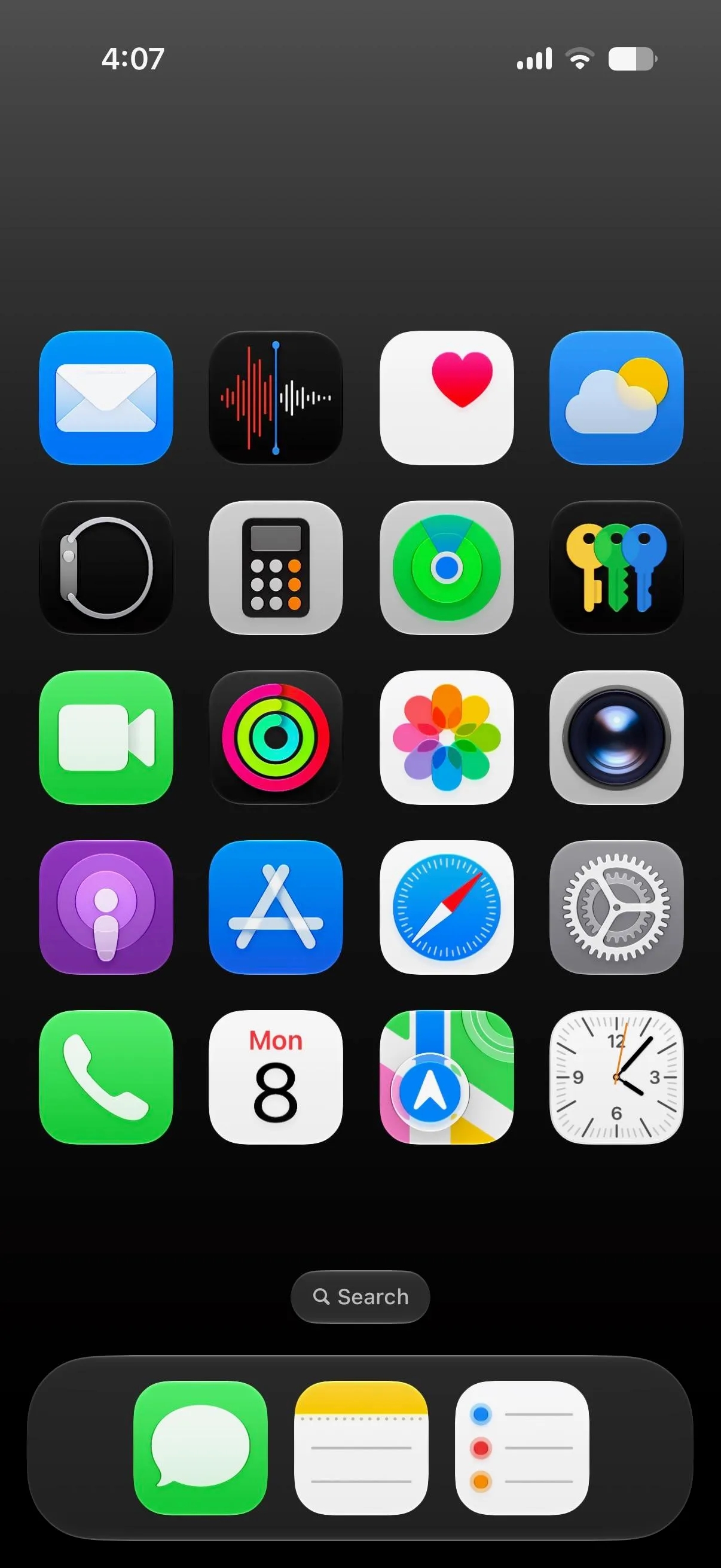 novos icones do iOS 27