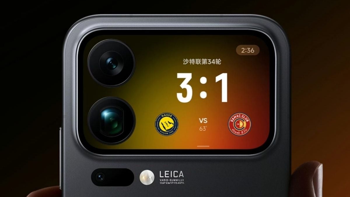 Xiaomi 17 Pro trasiero ecrã