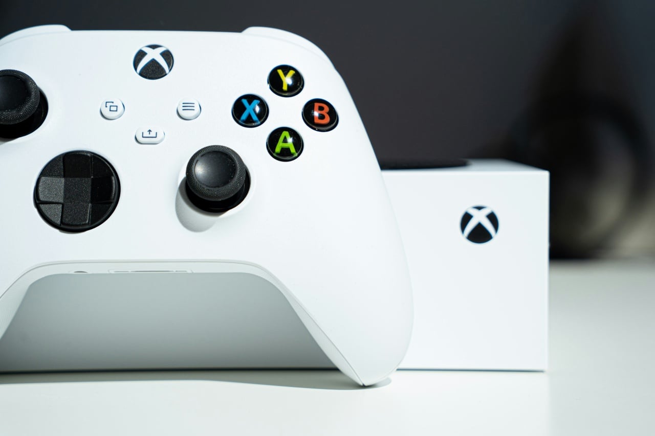 Xbox consola e comando branco