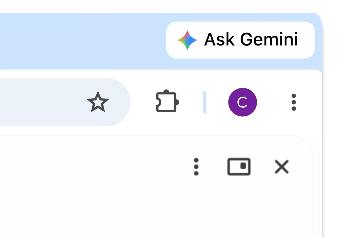 Ask Gemini do Chrome