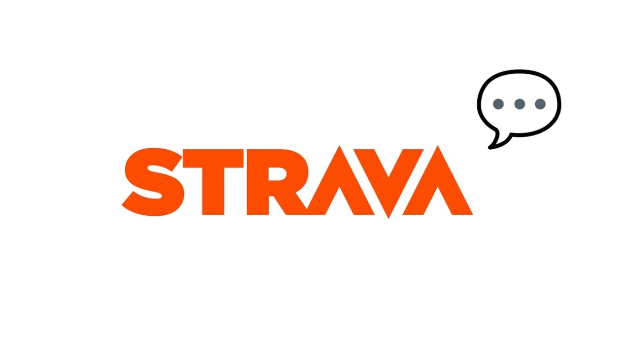 Strava logo com conversa
