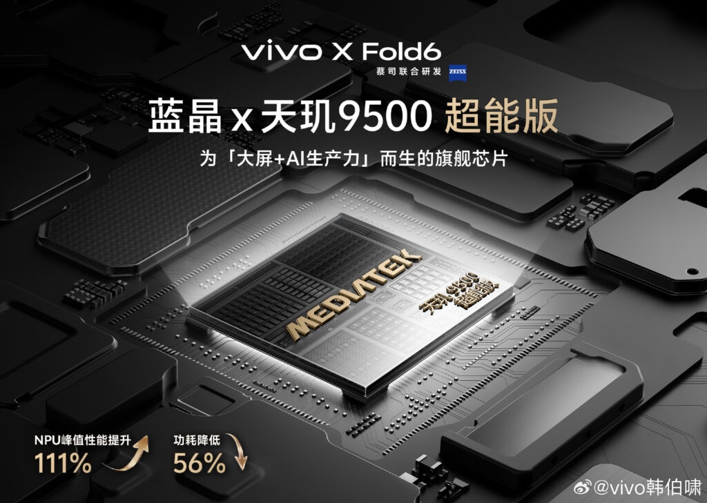 chip da mediatek em novo smartphone da vivo
