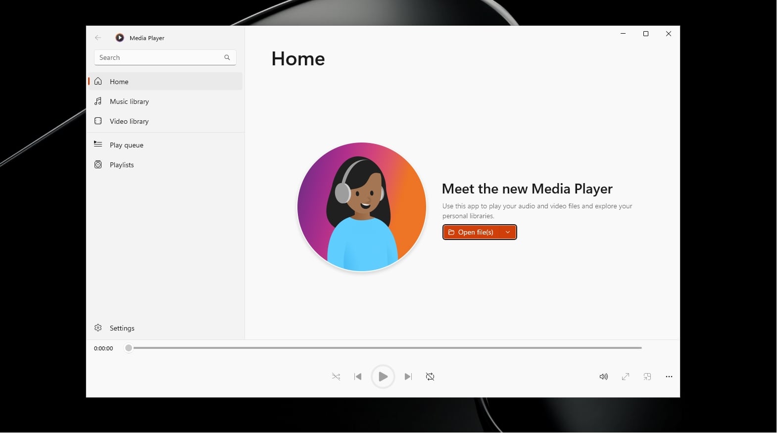 Detalhes da nova versão do Media Player da Microsoft no Windows 11
