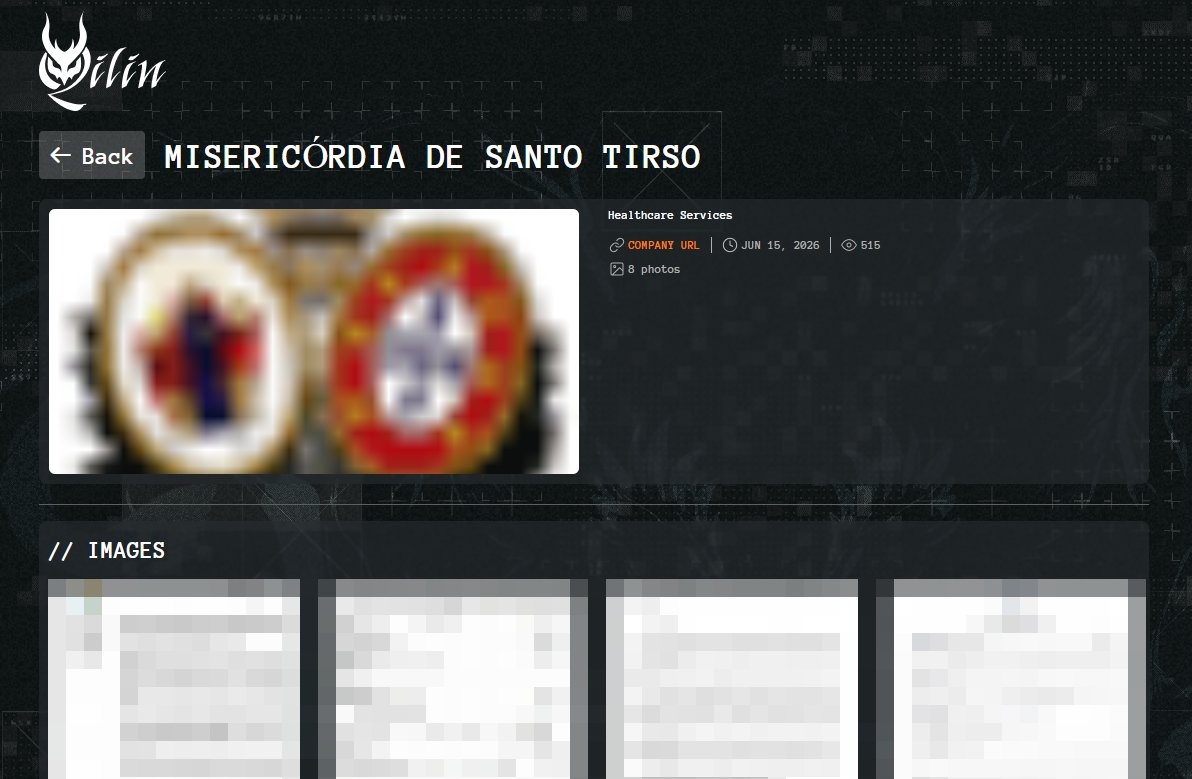 dados colocados na dark web pelo grupo de ransomware