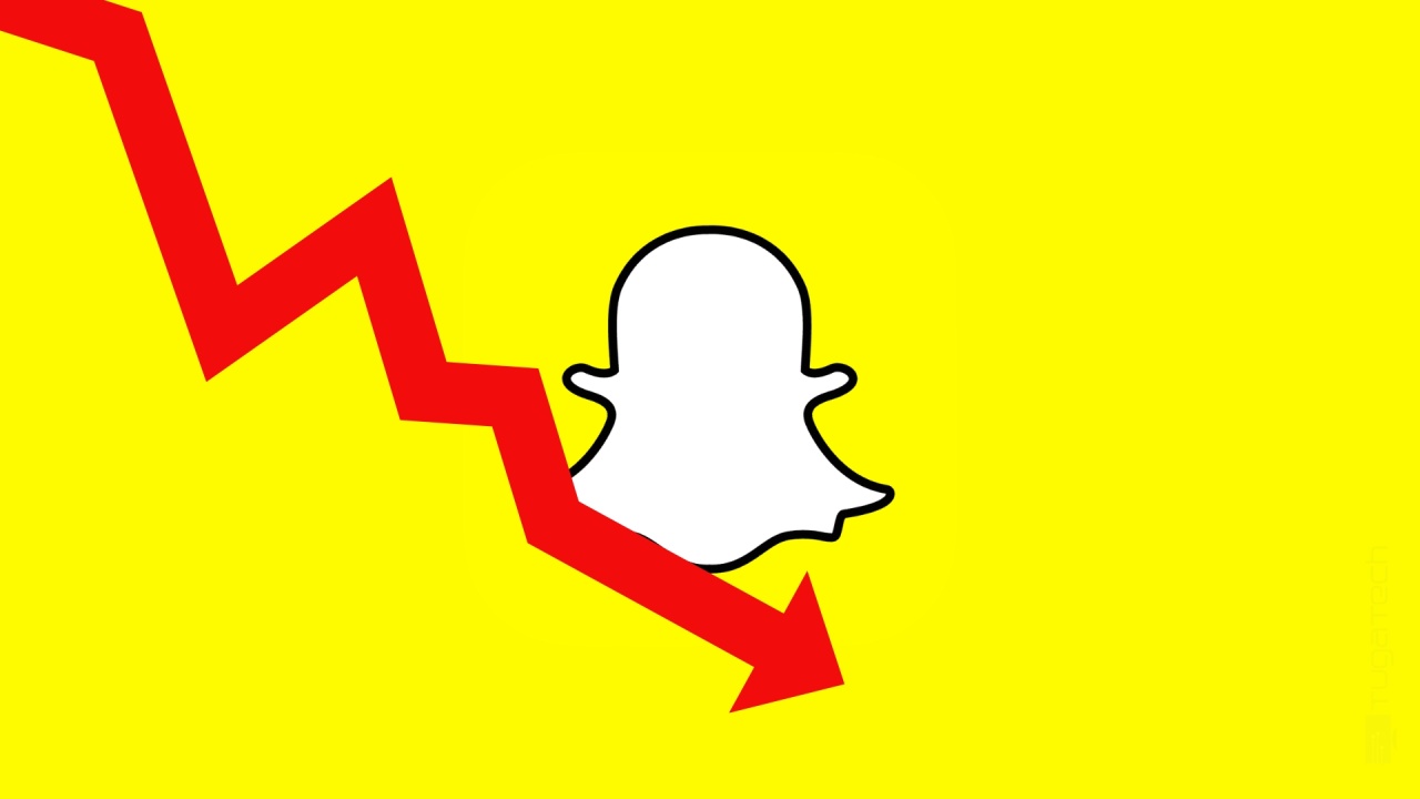 Snapchat em queda
