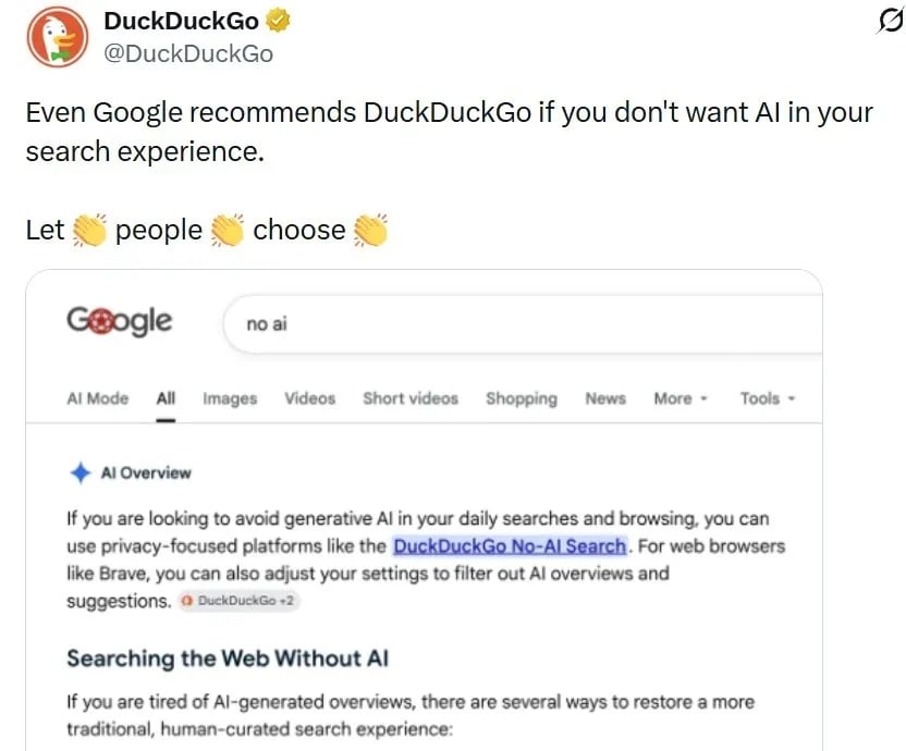 No AI da Google