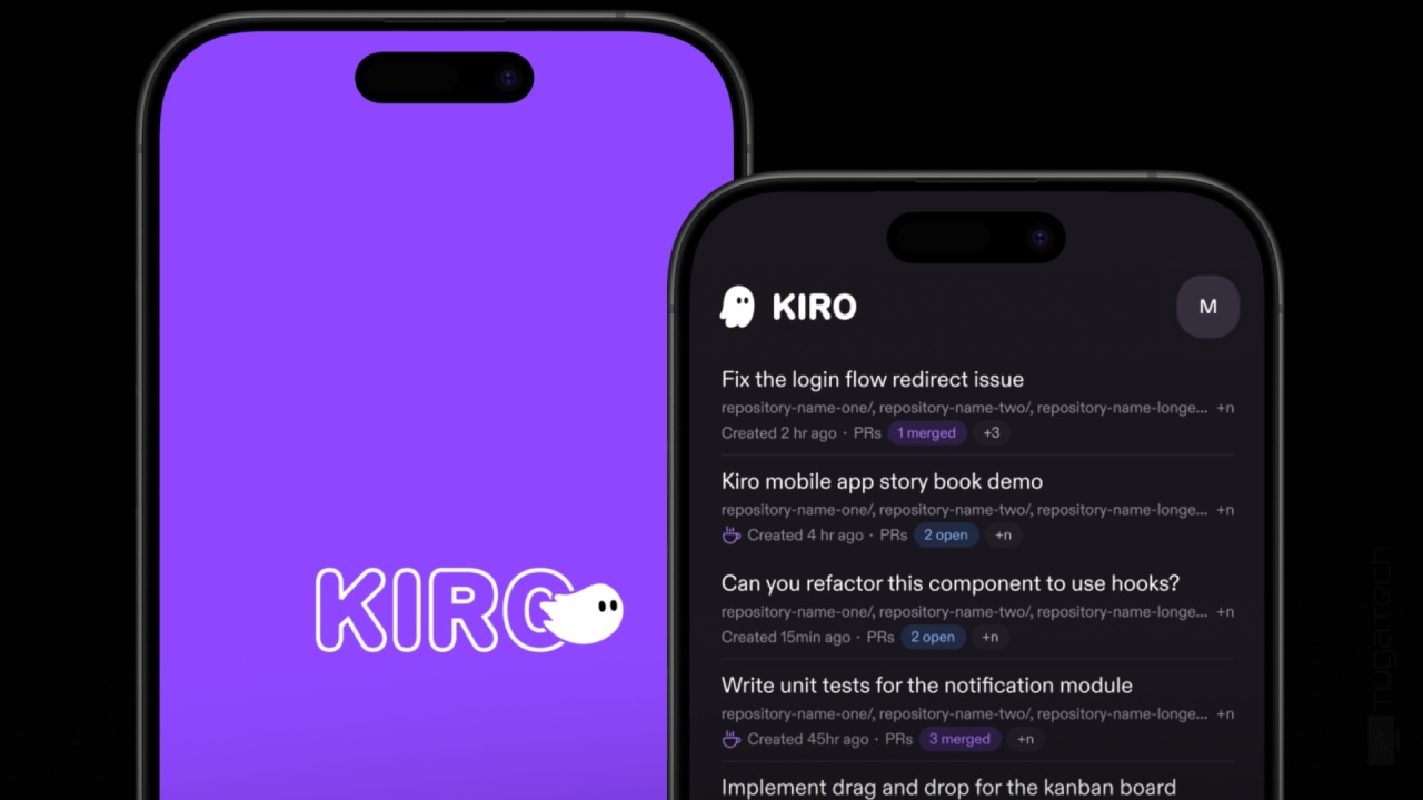 app do Kiro para iOS