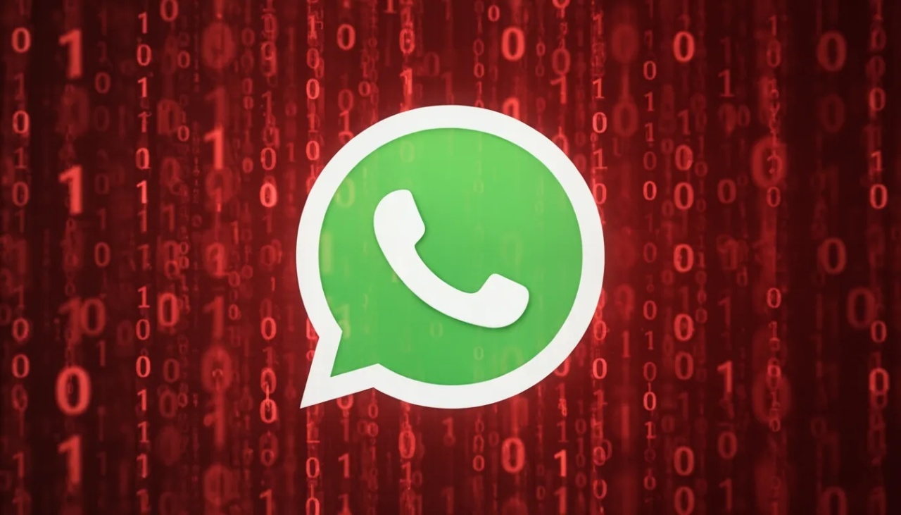 WhatsApp logo binário
