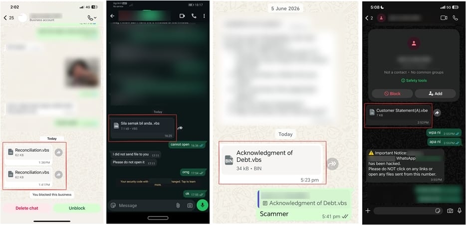 mensagens fraude enviadas por whatsapp