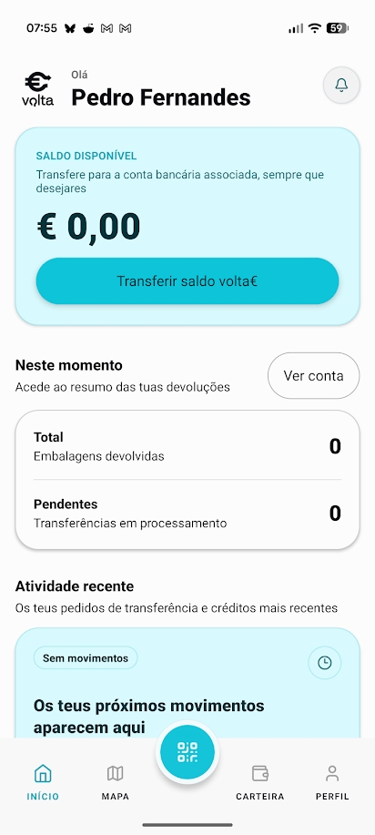 detalhes da app em android