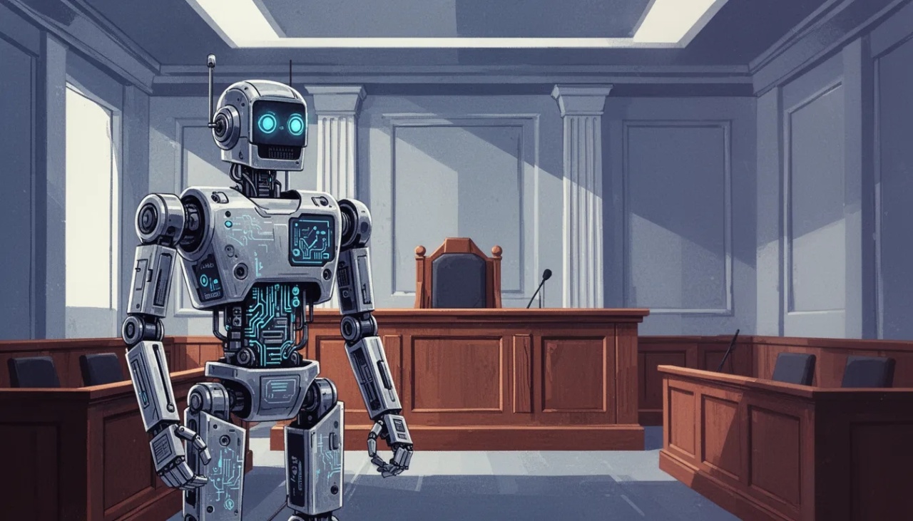 Robot em tribunal