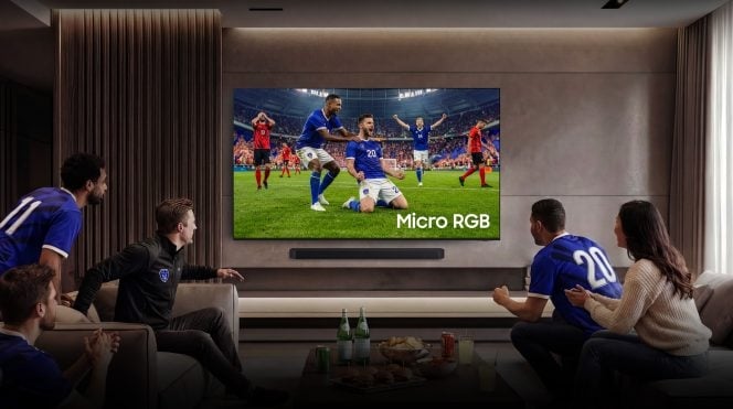 Modo Futebol em TV da Samsung