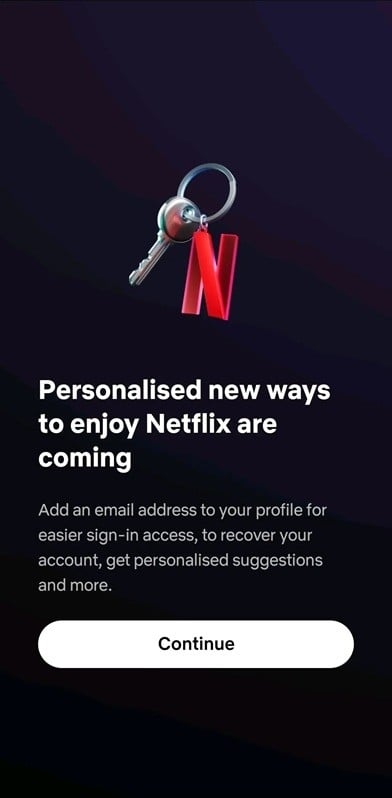 contas partilhadas do Netflix com senhas dedicadas