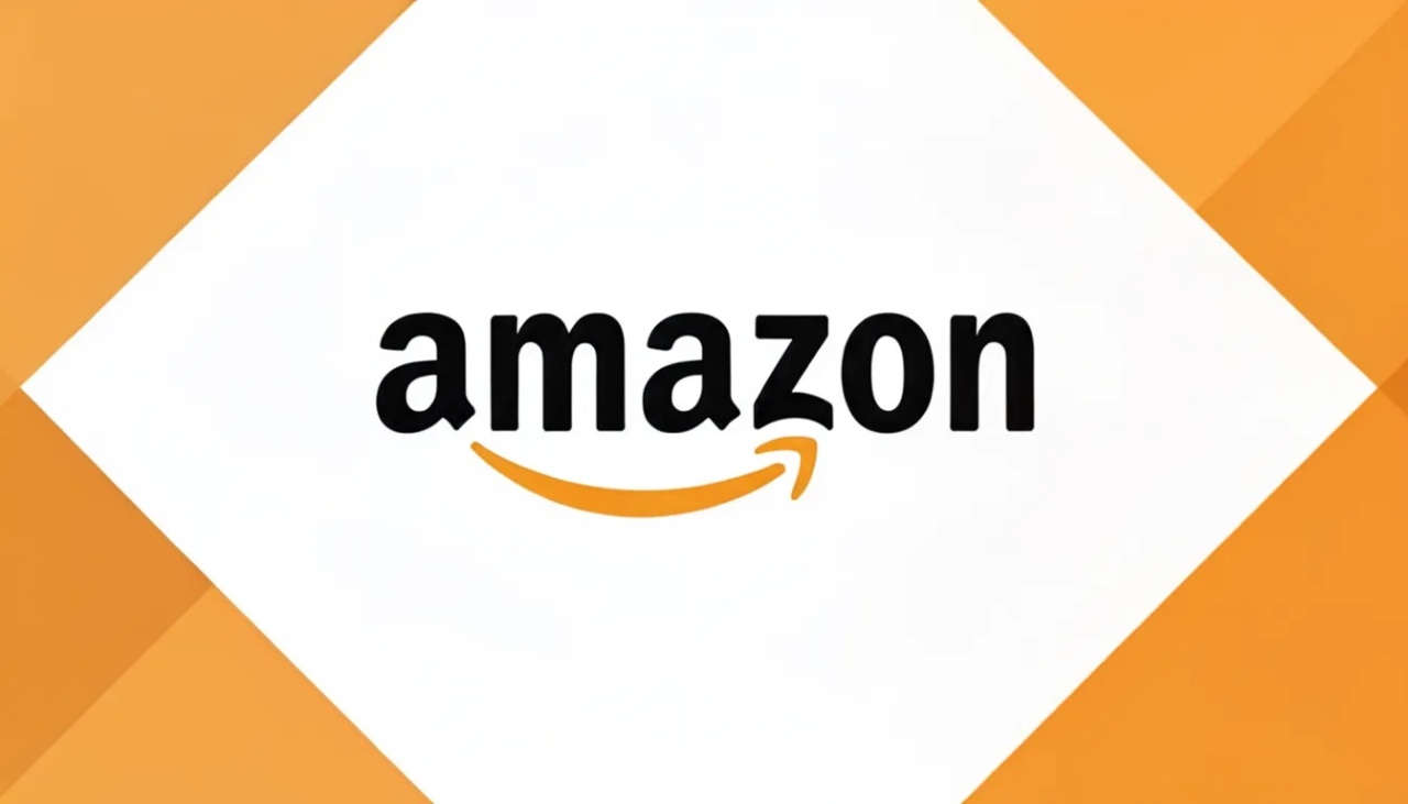 Amazon logo no centro