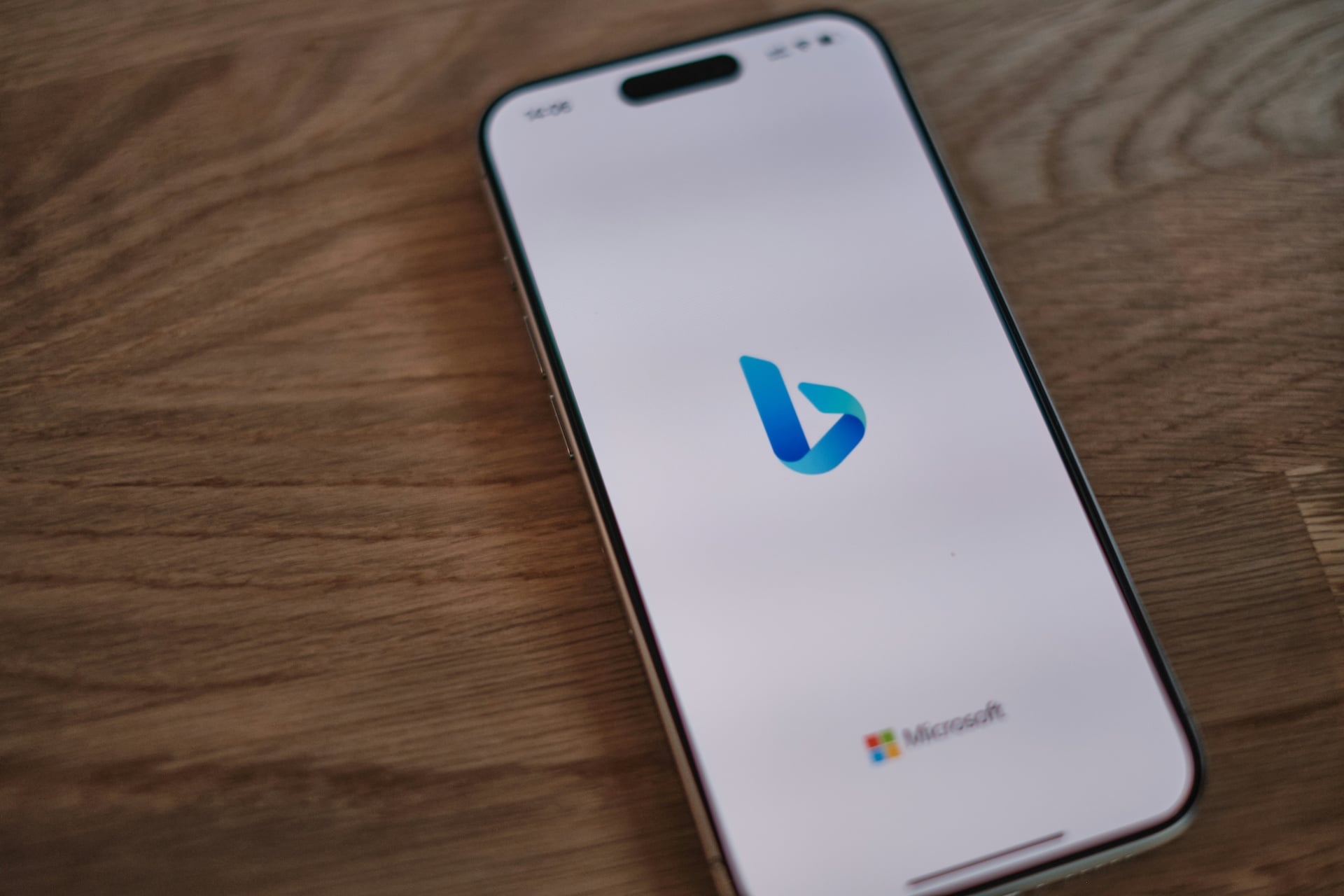 Bing em dispositivo móvel