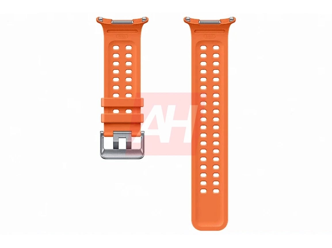 detalhes da pulseira laranja