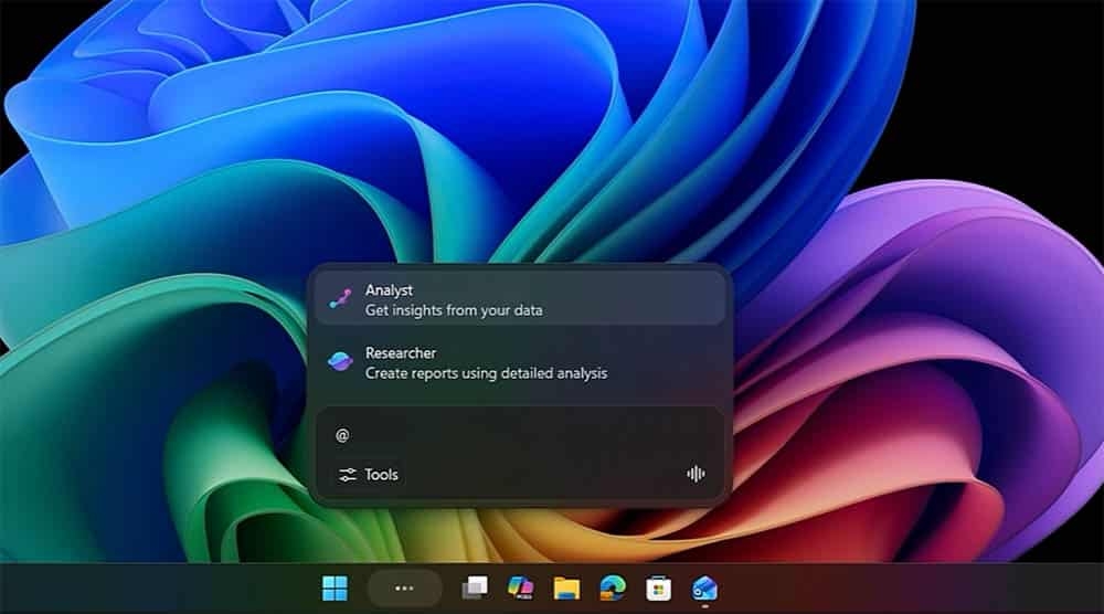 nova barra de ferramentas do windows 11 com icones pequenos