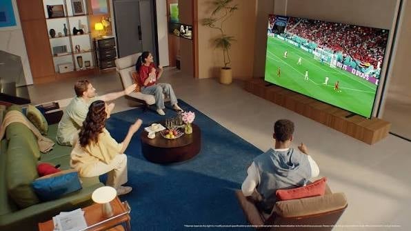 modo Futebol em tv da Samsung