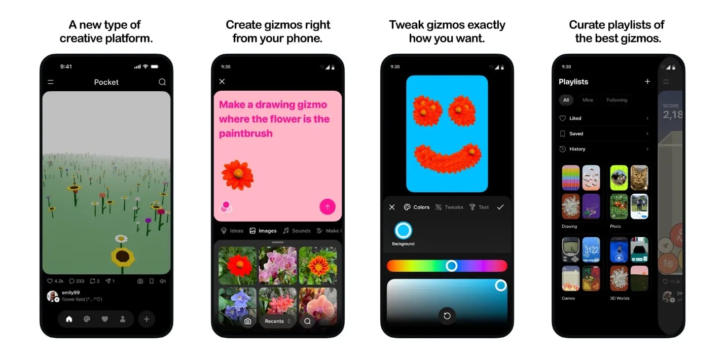 app nova da meta pocket