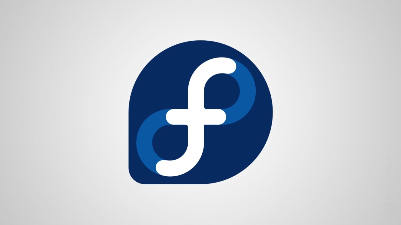 Fedora logo do sistema