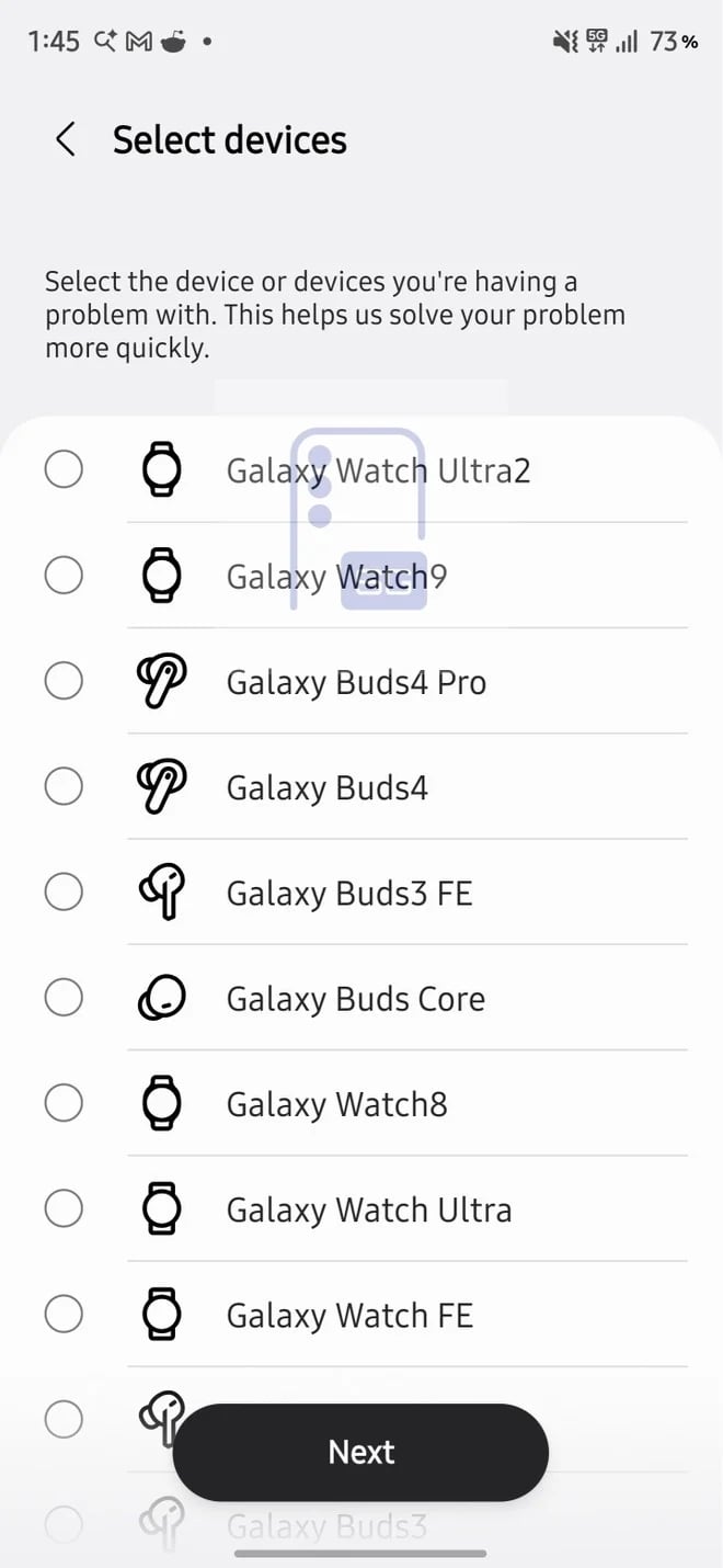 Galaxy Watch 9 confirmado em software da samsung