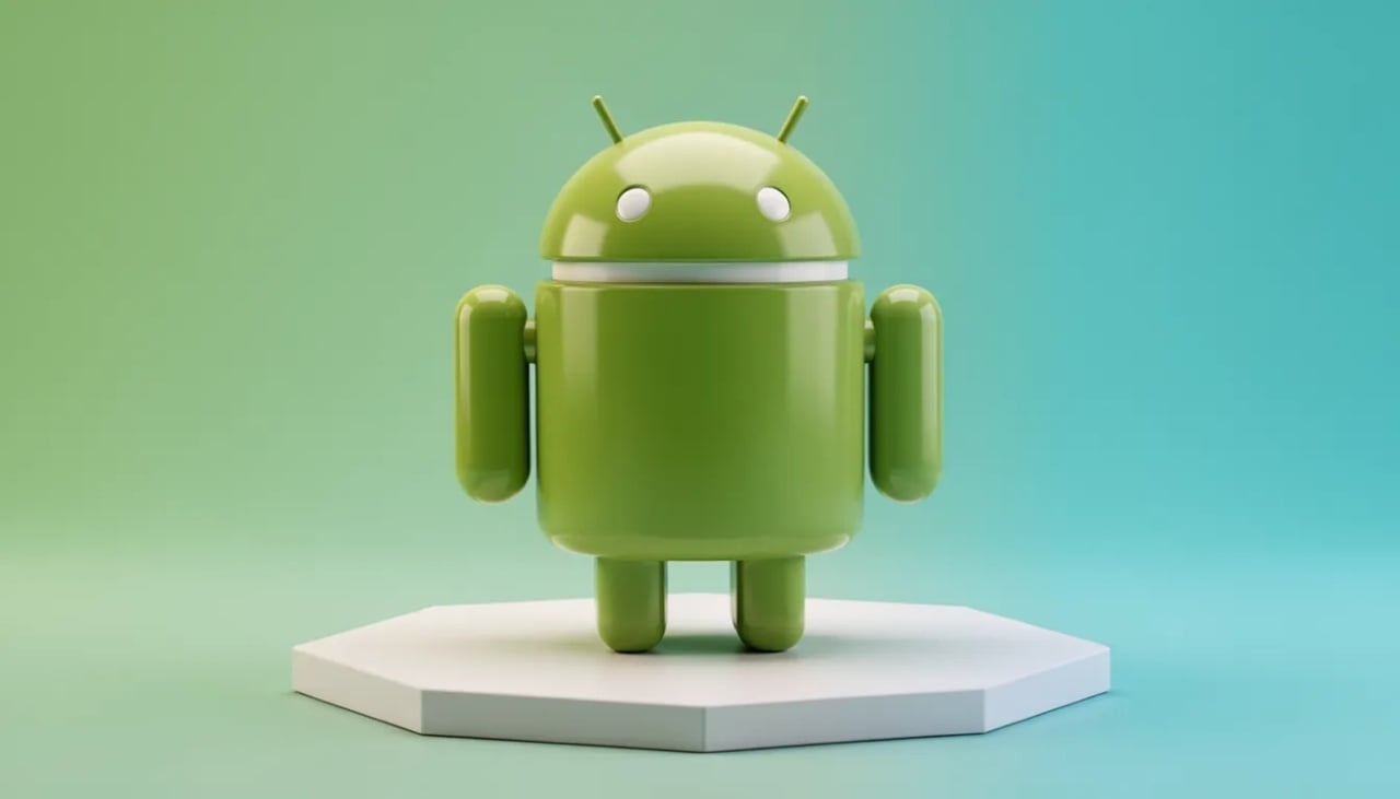 Android imagem do robot verde