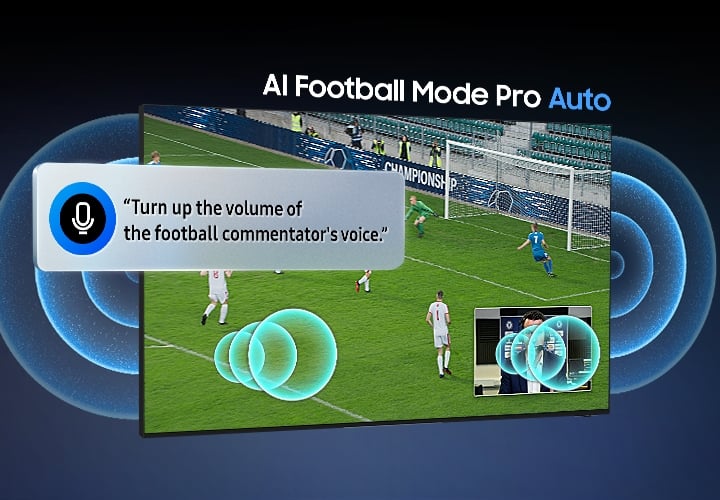 Modo Futebol com IA da Samsung